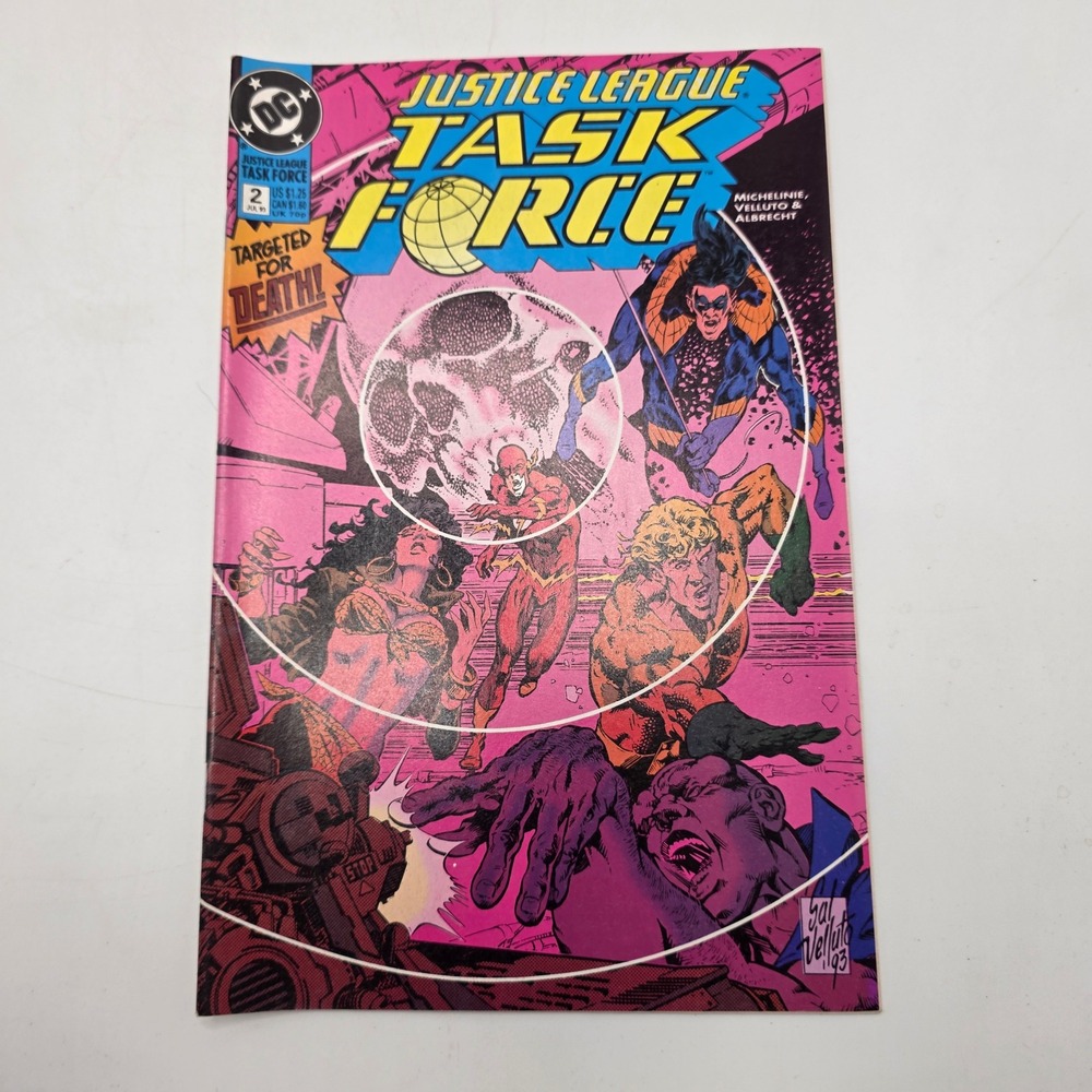 DC Comics Justice League Task Force 2 Flash Aquaman‎ Nightwing 1993 Modern Age